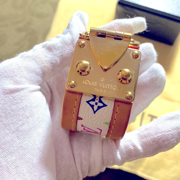 SALE ✅ Authentic Louie Vuitton Monogram multi color-bracelet in gold hardware ❤️ - Picture 1 of 9